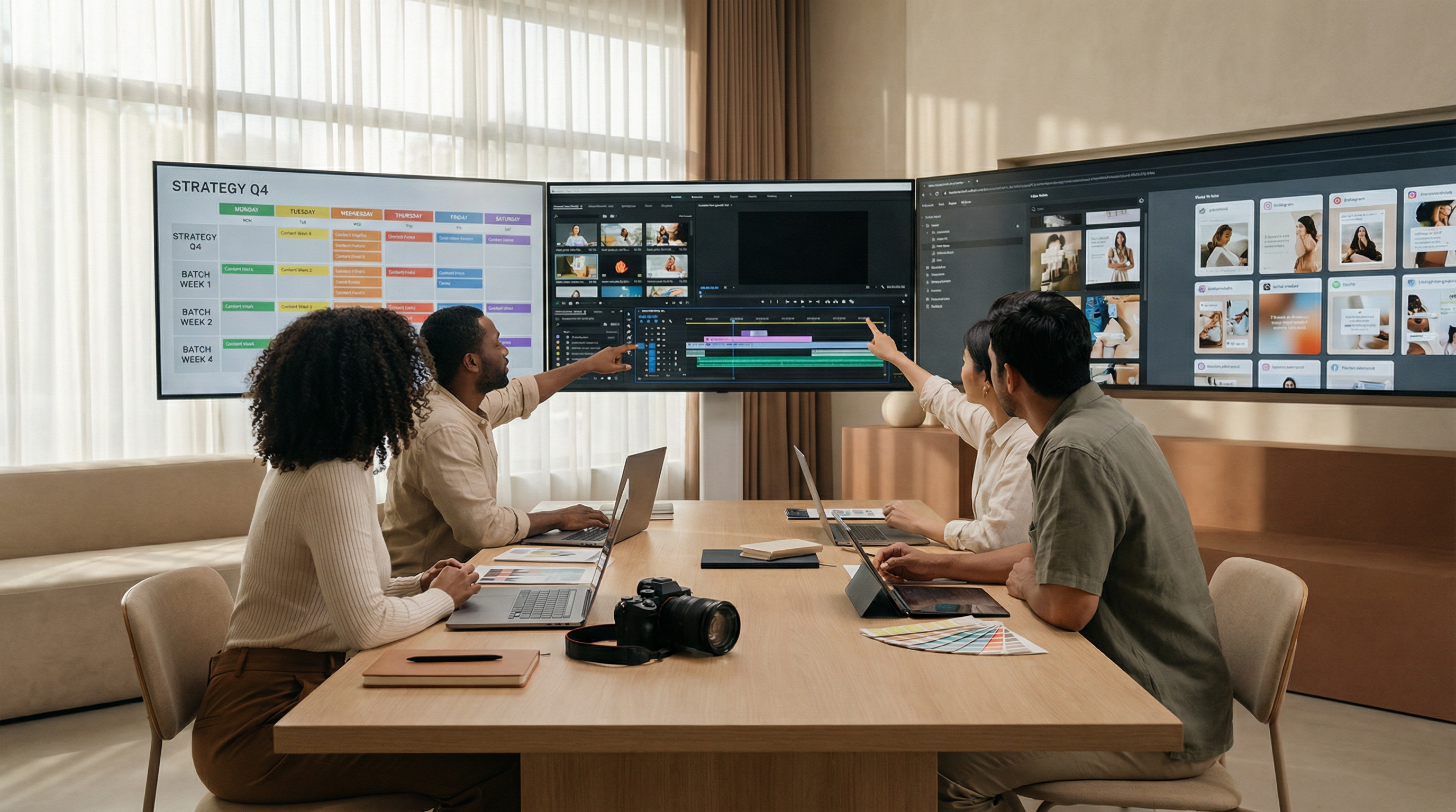 Content Strategy & Production background